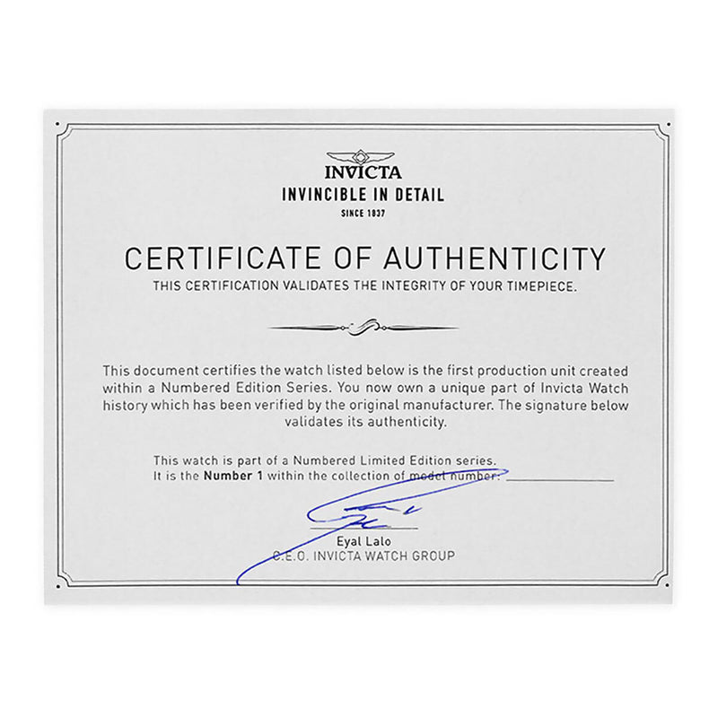 INVICTA RESERVE – LIMITED EDITION "