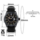 ADDIESDIVE MY1508 44mm Esportivo/Militar